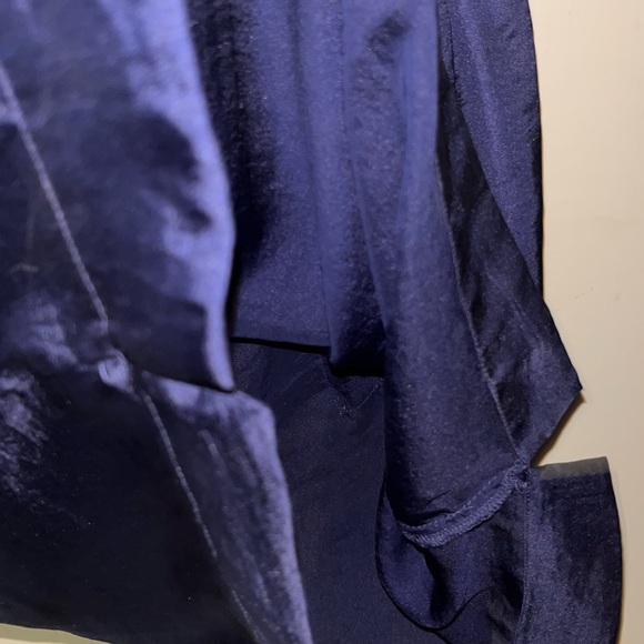 Derek Heart strapless mini 4 pocket Navy dress large romper elastic tube top - Picture 5 of 7